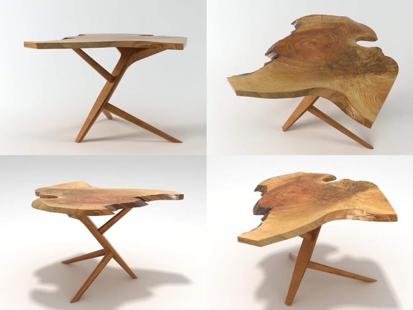 Conoid End Table N 3D Model - TurboSquid 1188676