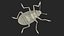 Blue Fungus Beetle Insect Fur Rigged