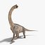 3D brachiosaurus rigged