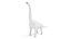 3D brachiosaurus rigged