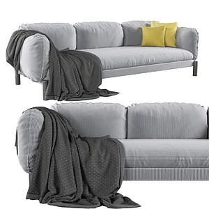 3D tarantino sofa 3 seater