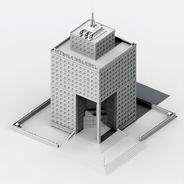 definition building 3d model