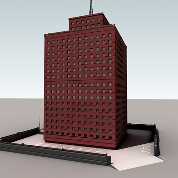 definition building 3d model