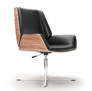 Office armchair Milano IVOL black
