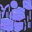 Personaje de soldado listo para el juego - Modelo 3D de baja poli con rigging