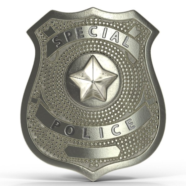 badge spécial police - Insignes & Plaques US
