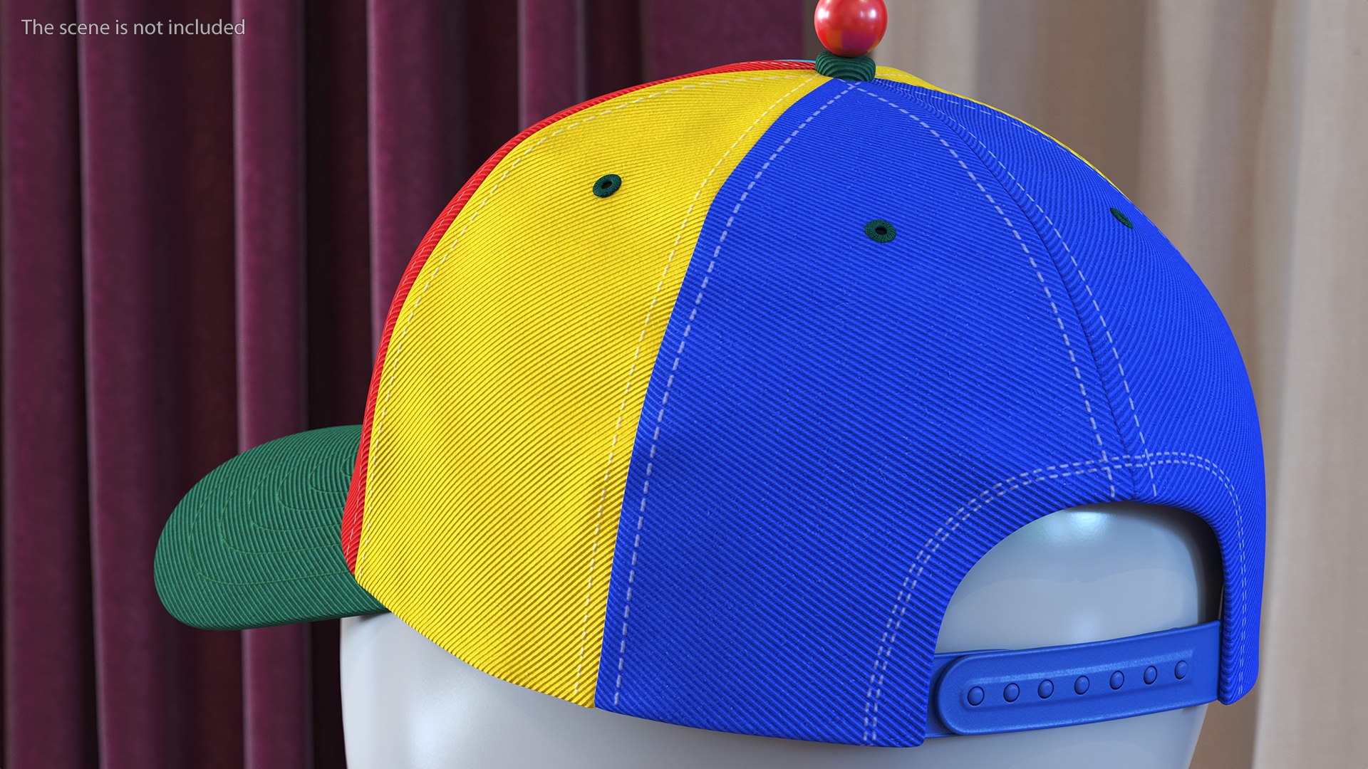 Multi Colored Propeller Cap Model TurboSquid 1784326