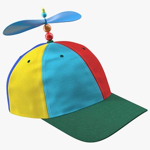 Multi Colored Propeller Cap