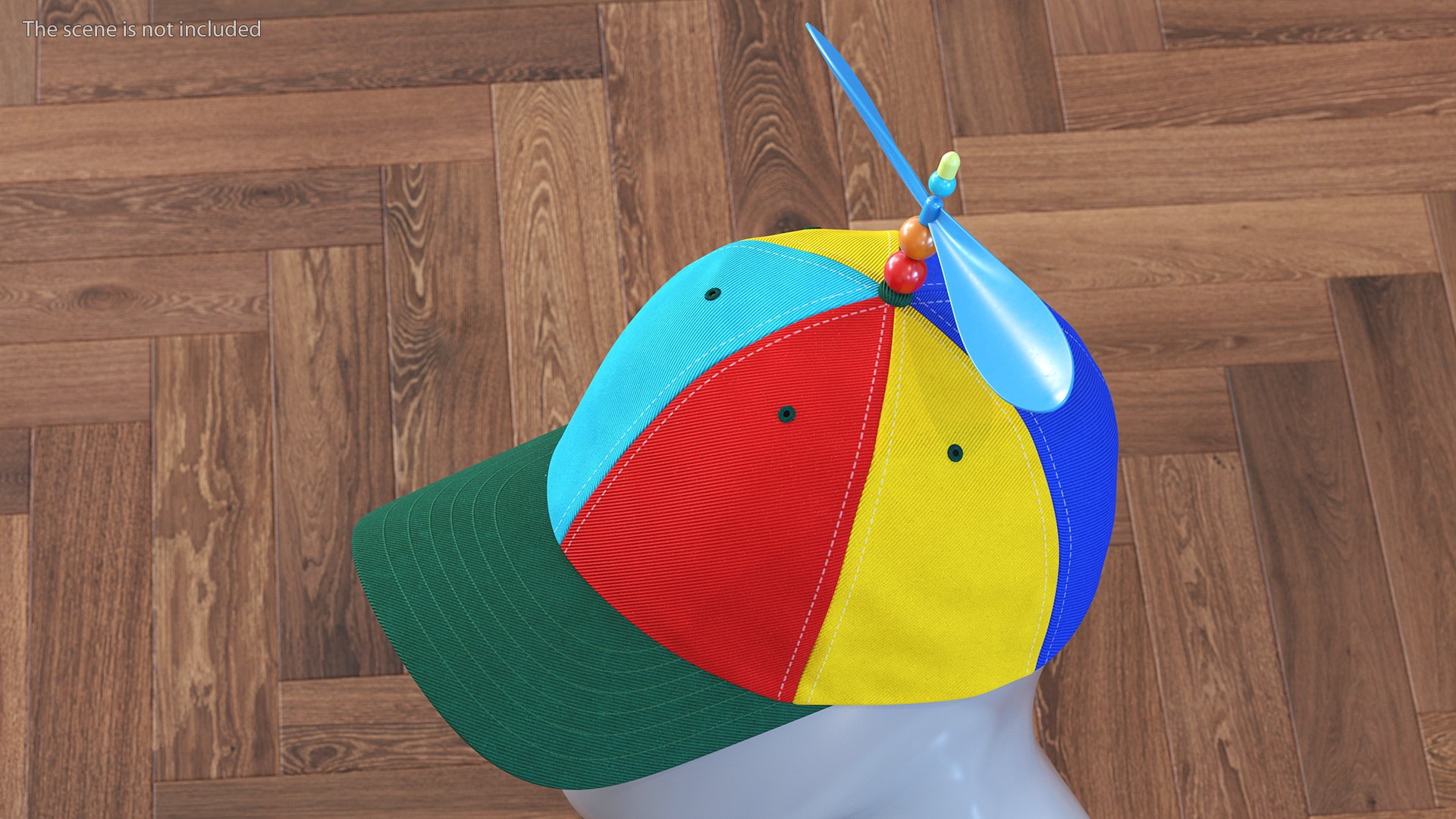 Multi Colored Propeller Cap Model - TurboSquid 1784326