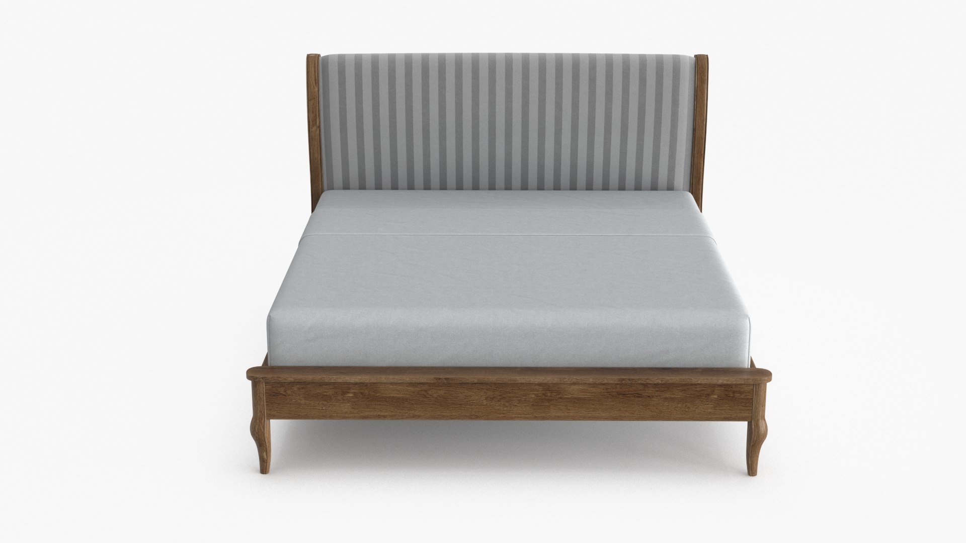 King Bed Calhoun Oak 3D - TurboSquid 2252120
