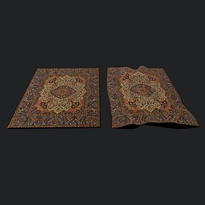 flower design tapestry 3D model