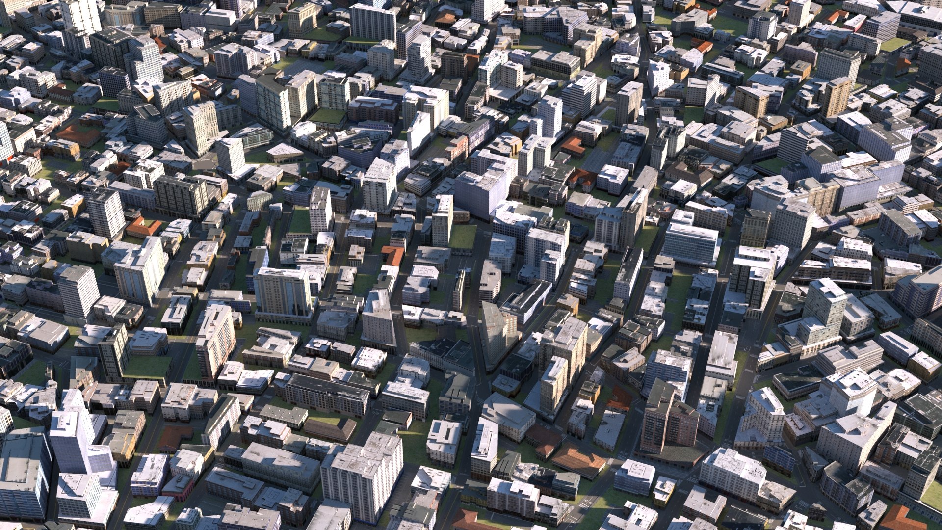 3D City Cityscape - TurboSquid 1696048