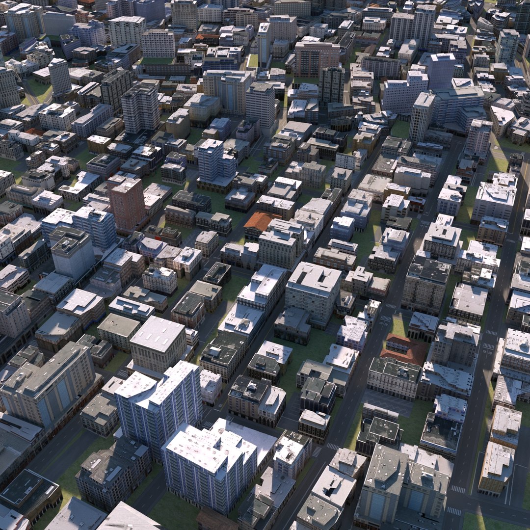 3D City Cityscape - TurboSquid 1696048