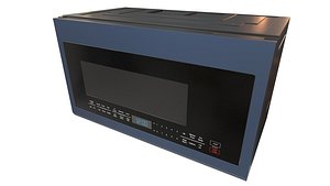 3D Microwave 3D Model AR VR Low-poly 3D model