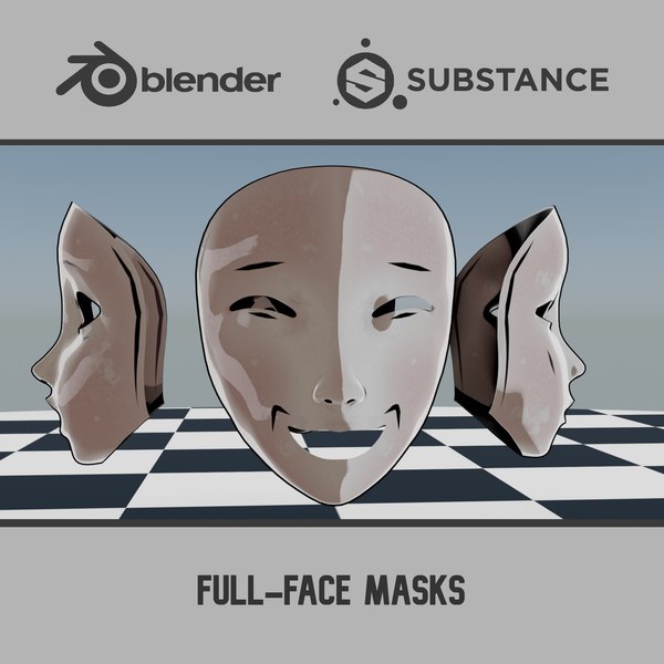 Free Blender FaceMask Models TurboSquid