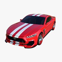 Generic Future New Muscle GT Sport Super Car Concept