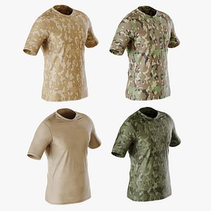 3D Mens military T-Shir 001