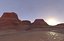 PBR Desert Landscape  Low-poly printable stl