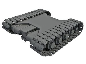 3D tank track model