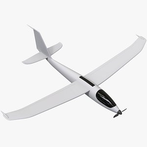 3D Solar Glider Plane model