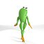 3D animator frog