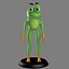 3D animator frog
