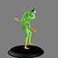 3D animator frog