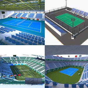 3D Tennis-Structure Models | TurboSquid