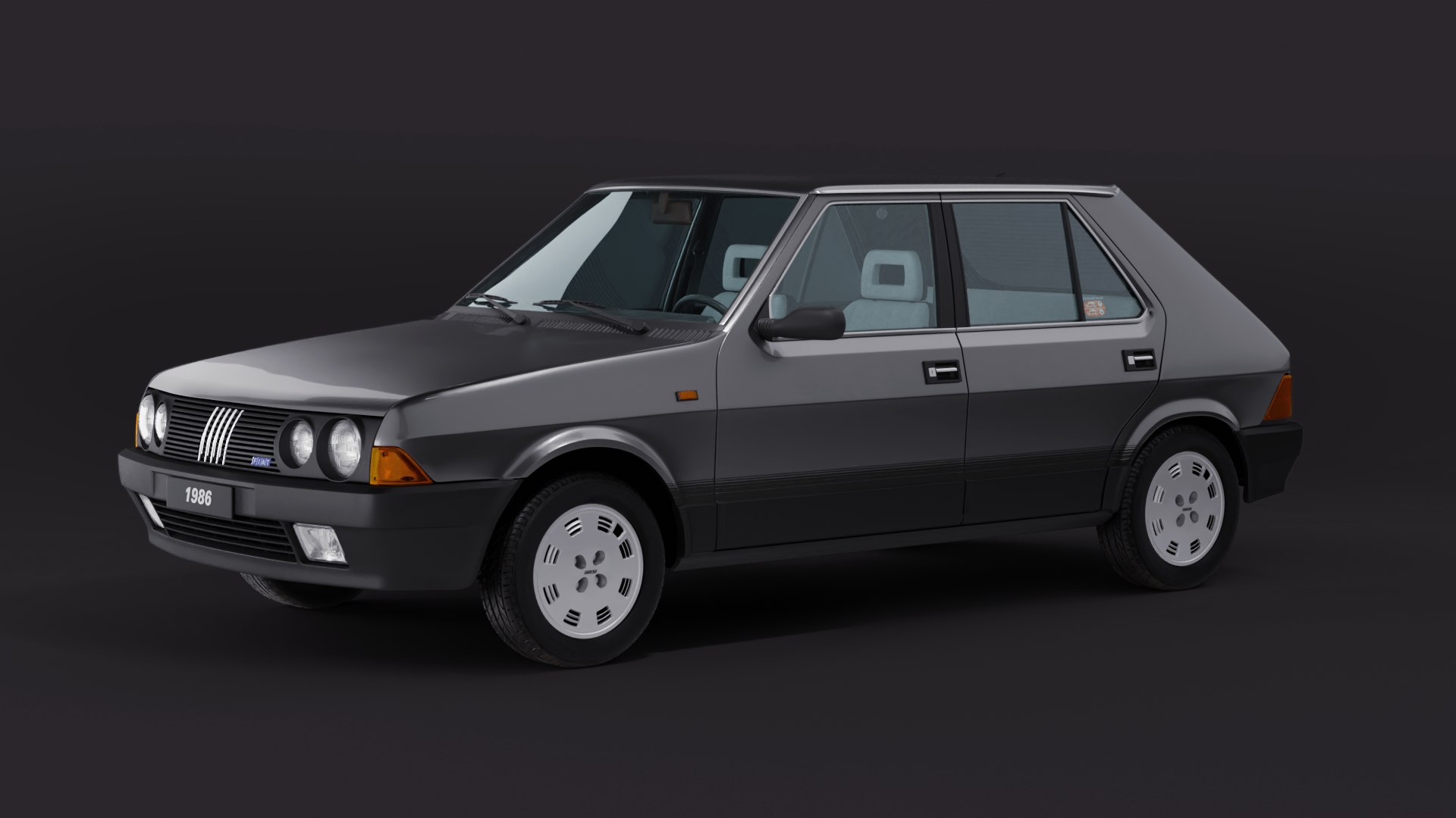 3D Model 1986 Fiat Ritmo Turbo Diesel - TurboSquid 2234756
