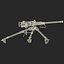 3d machine gun browning m2