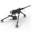 3d machine gun browning m2