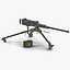 3d machine gun browning m2