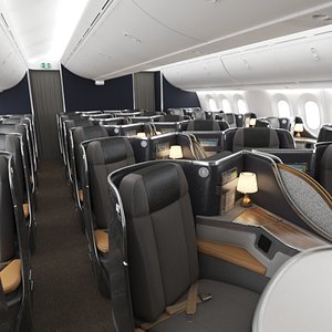 3D Boeing B787 Interior VIP Cabin