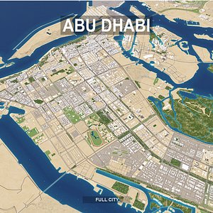 3D Abu Dhabi Full City