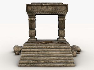 ancient stone entrance 3ds