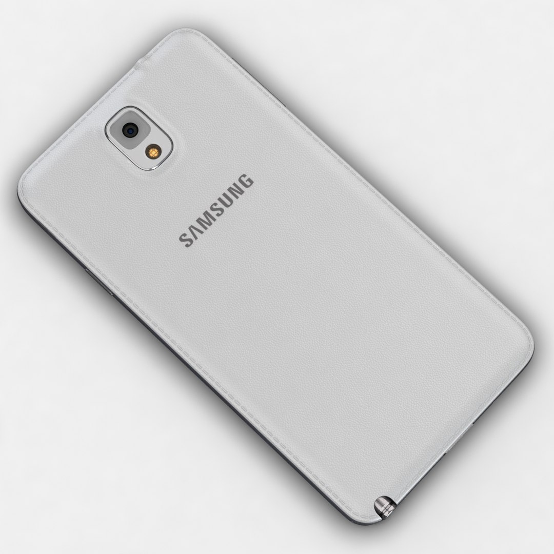 3d Samsung Galaxy Note 3 Model