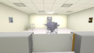 Bin Blender Machine Room 3D