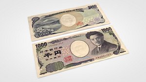 3d 1000 yen model