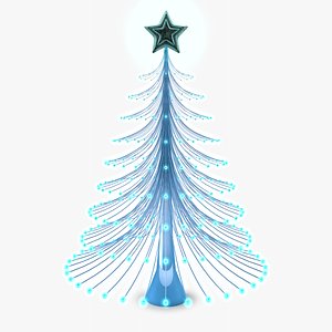 3D christmas tree
