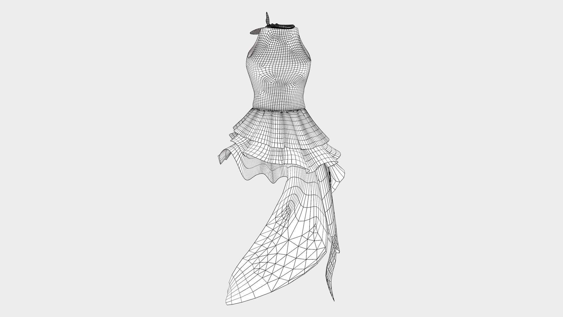 Harper Girl Dress 3d Model - Turbosquid 1962244