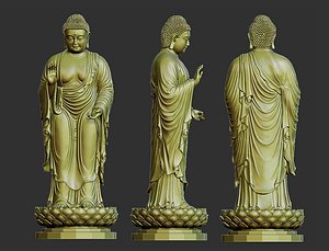 3D statue sculpture model