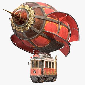 Steampunk Airship model
