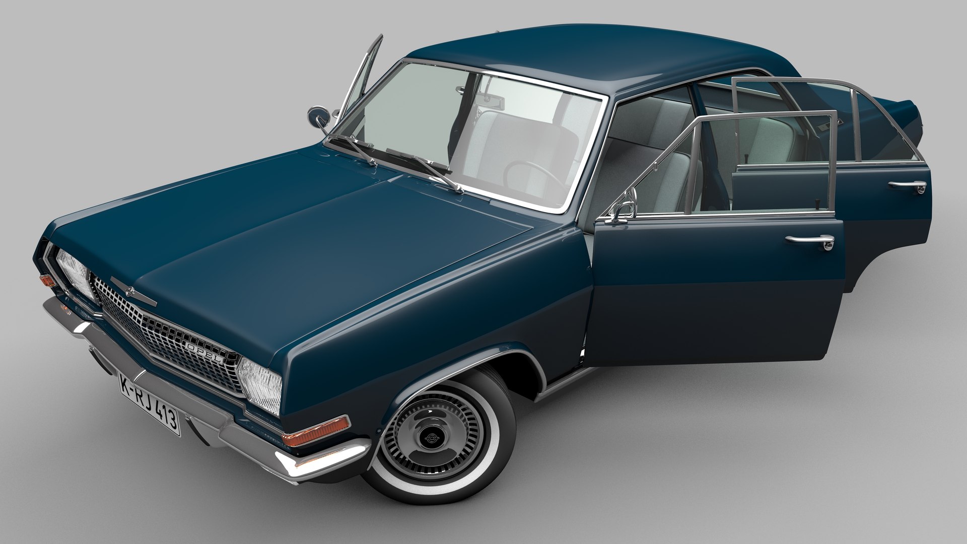 Admiral Opel Ope 3D Model - TurboSquid 1487317