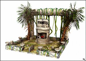 Roller Coaster Jungle Ticket Booth