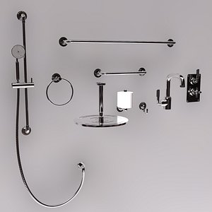 Samuel Heath Bath Hardware 3d model