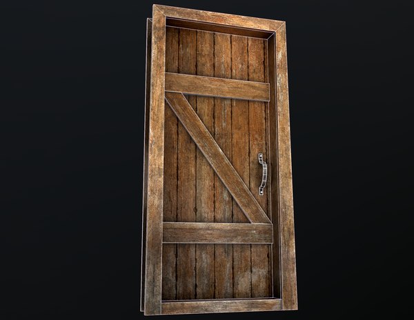 Old door 3D model - TurboSquid 1616479