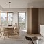 Modern living room dining room