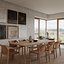 Modern living room dining room