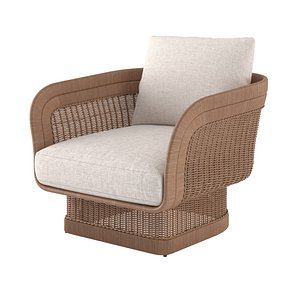 3D RH BLOOM LOUNGE CHAIR