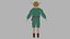 Postać elfa fantasy Low Poly sfałszowana jedność